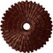 Ekena Millwork Eryn Ceiling Medallion (Fits Canopies up to 4"), 24 3/4"OD x 3 1/4"ID x 1 7/8"P, Antique Copper CM24ENACS - alternate 1